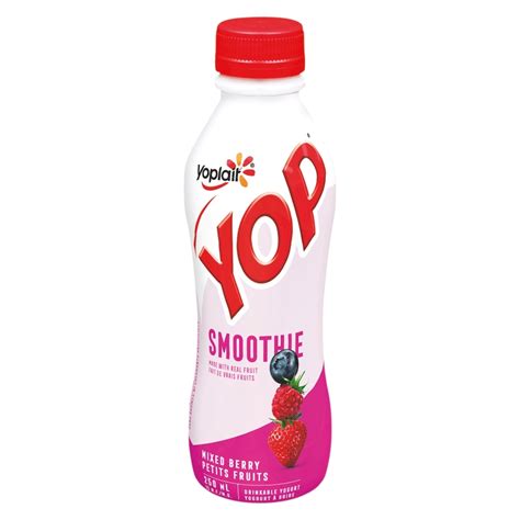 Yop Smoothie Berry Drinkable Yogurt