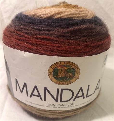 Lionbrand Yarn Cakes Mandala 3 Weight CENTAUR Yarn Cake Amigurumi