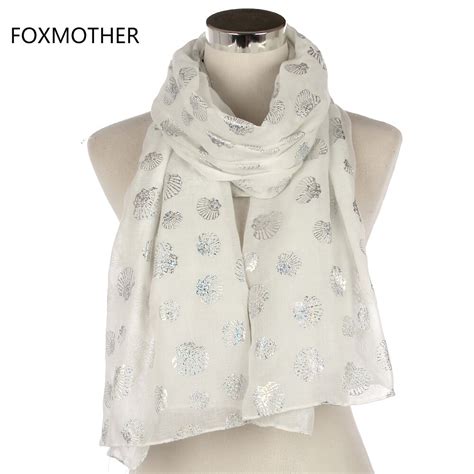 Foxmother 2018 nueva marca de moda blanco gris Navy brillo metálico