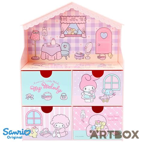 Buy Sanrio My Melody House Style Multi Drawers Storage Chest At Artbox