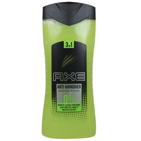 Axe Gel Ml Anti Hangover En Cuerpo Cara Y Cabello Tarraco