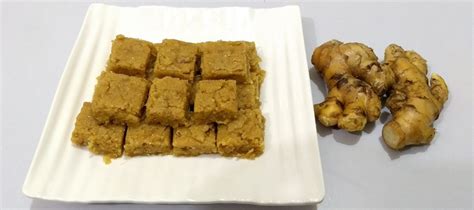 Aadu Pak / Ginger Barfi Recipe by Cooking with Smita | Winter Special