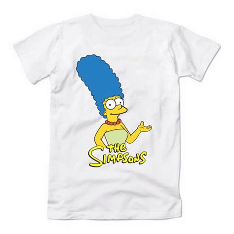 Camiseta Marge Simpson Os Simpsons Branca Elo