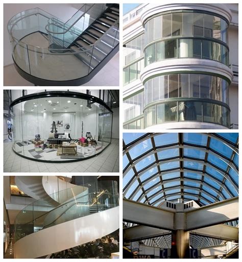 8mm Curved Glass 8mm Heat Soak Glass Clear Tempered Hs Glass 8mm Curved Glass Price Curved