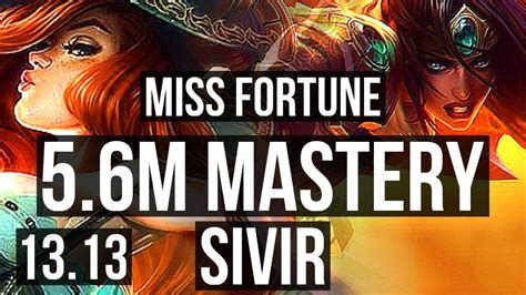 Miss Fortune Rell Vs Sivir Nautilus Adc M Mastery