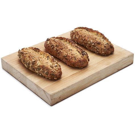 Woolworths Sourdough Rolls Seeded 3 Pack Bunch