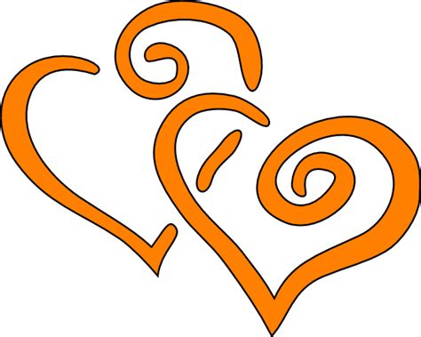 Curly Hearts Clip Art At Vector Clip Art Online Royalty