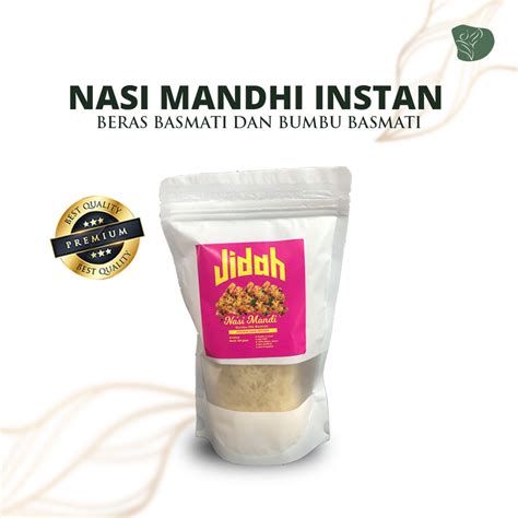 Jual Nasi Mandhi Instan Porsi Orang Beras Basmati Dan Bumbu