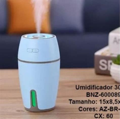 Mini Umidificador Aromatizador Difusor Luzes Lumin Ria