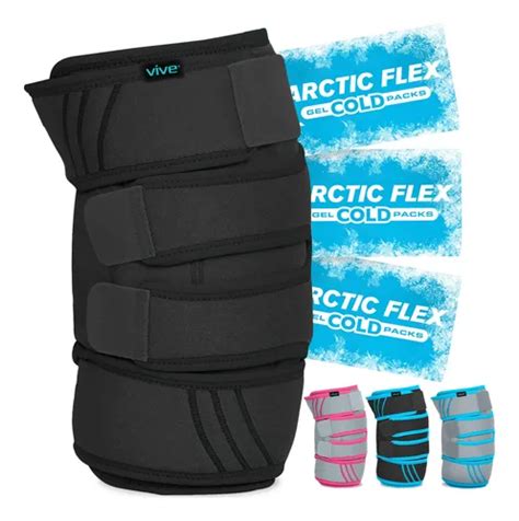 Knee Ice Pack Wrap Vive Cold Hot Gel Compression Brace MercadoLibre