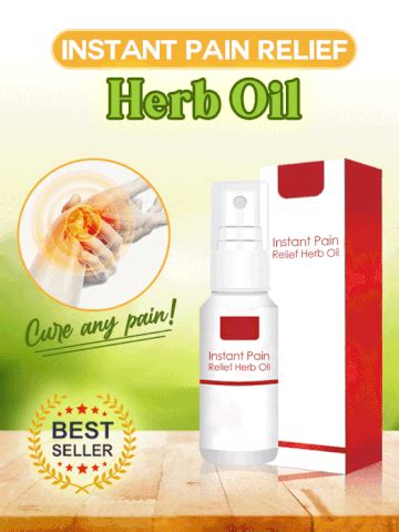 Instant Pain Relief Herb Oil CD 135 KMC MART