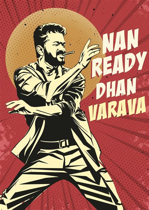 Naa Ready Dhan Varava Vijay Poster Crazy Punch