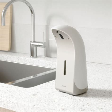 Umbra Emperor Automatic Soap Dispenser White Nickle Artofit