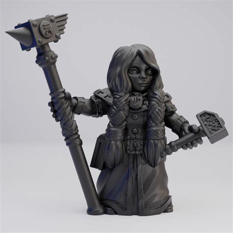 Hot Goblin ドワーフ司祭 ミニチュア ホットゴブリン TRPG 女聖職者