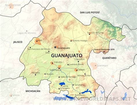 Guanajuato City Map