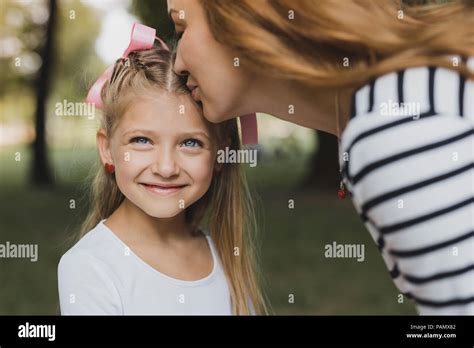 Blonde Girl Kissing Hi Res Stock Photography And Images Alamy