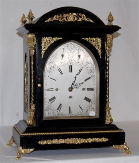 English Double Fusee Bracket Clock ClockPrices