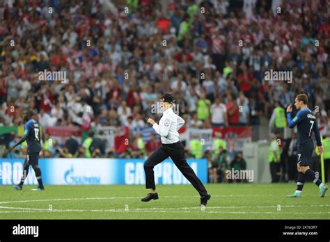 FIFA World Cup Russia 2018 Final Football Match France Versus Croatia Pictured A Pussy Riot