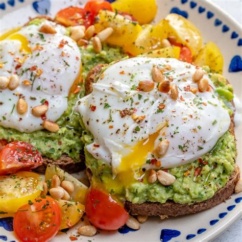 Easy Poached Egg Avocado Toast For Clean Eating Mornings Clean Food