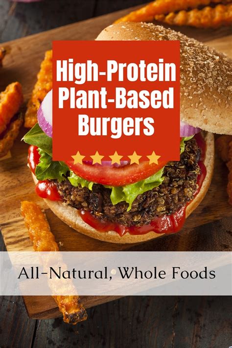 High Protein Plant Based Burgers Recipe All Natural