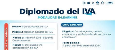 Sat Te Invita A Formar Parte Del Diplomado Del Iva Modalidad E