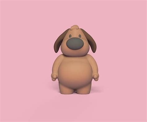 Dog Big Nose 3d Model 3d Printable Cgtrader