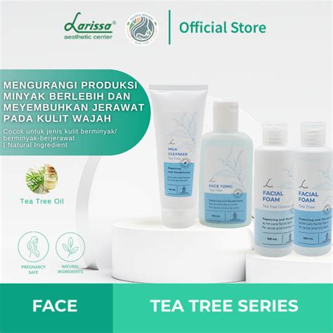 Jual Larissa Paket Face Product Tea Tree Series Shopee Indonesia