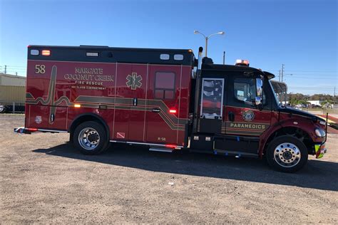 Margate Coconut Creek FL Fire Rescue Gets Two New Wheeled Coach Type