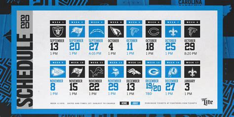 Panthers Schedule 2025 Printable - Darya Emelyne