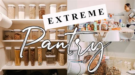 EXTREME PANTRY DECLUTTER ORGANIZE YouTube