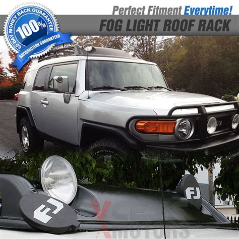 Toyota Fj Cruiser Oe Style Fog Light Rack Roof Ebay