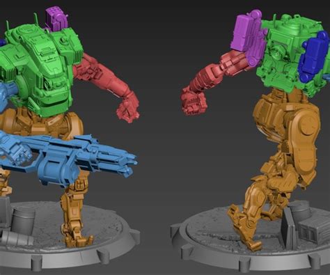 Artstation Bt 7274 3d Printable 75mm Resources