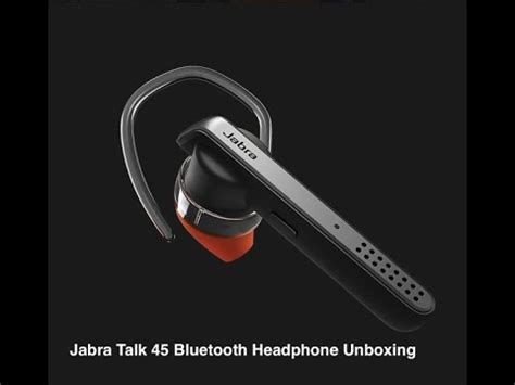 Jabra Talk 45 Unboxing - YouTube
