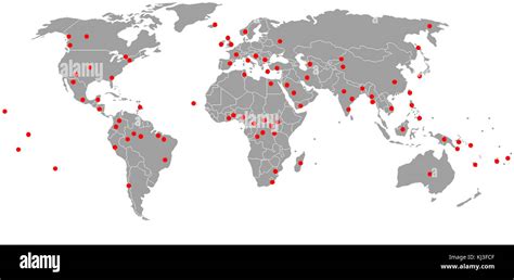 Historical Human Sacrifice Or Cannibalism World Map According To Edwin