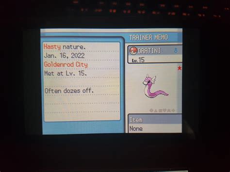 Gen 4 Shiny Game Corner Dratini After 4659 Seen Approximately 932