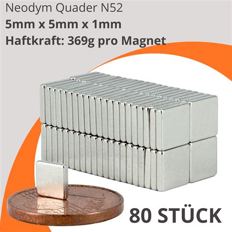 Neodym Magnete N52 Set Magnet Scheiben Quader Selbstklebend Kegel