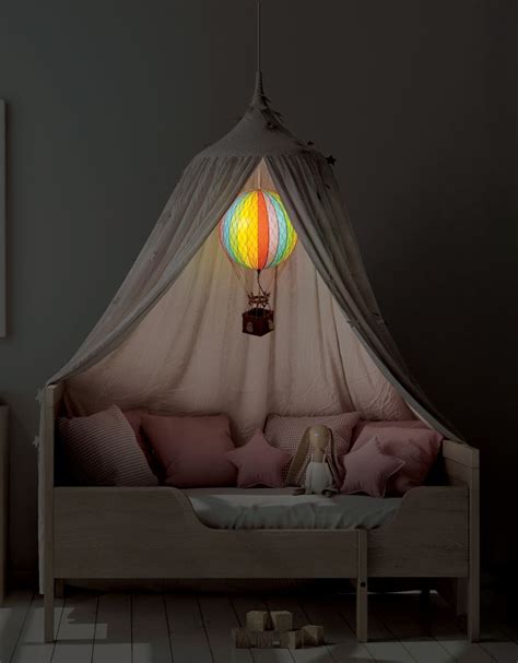 Travels Light LED Illuminated Hot Air Balloon Authentic Models Model Hot Air Balloon The