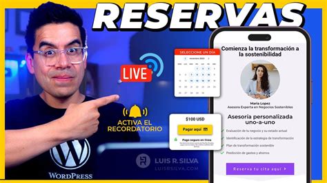 Cómo crear una PÁGINA DE ATERRIZAJE de RESERVA DE CITAS y Pago Online