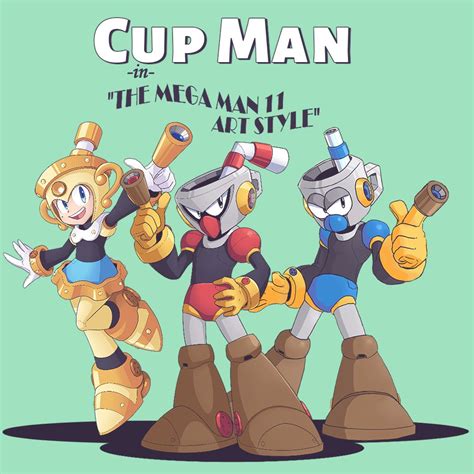 Cuphead Mega Man Style Crossover Know Your Meme