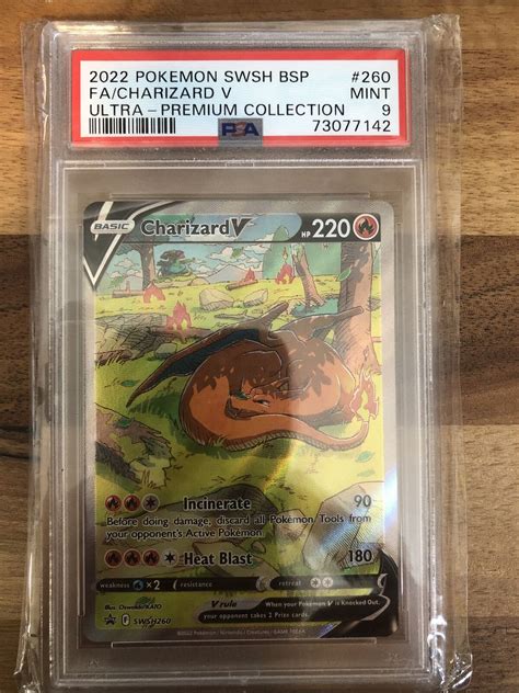 Mavin Psa Pokemon Charizard V Alt Art Ultra Premium Collection