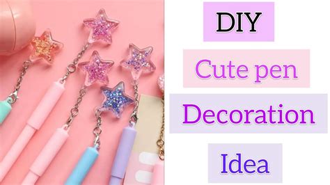 DIY Homemade Cute Pen Decoration How To Make Pen Decoration Homemade