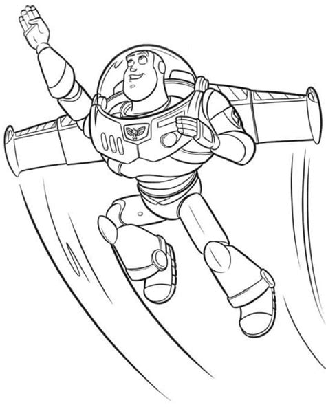 Desenho De Buzz Lightyear 13 De Toy Story Para Colorir