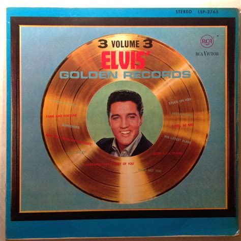 Price Value For Elvis Presley Elvis Golden Records Volume