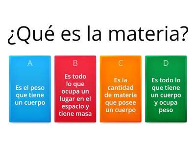 La materia y sus propiedades - Recursos didácticos