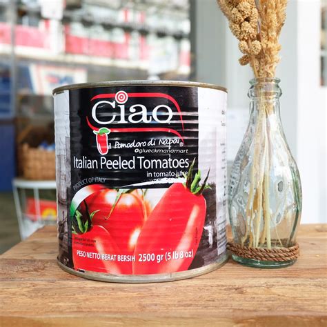 Jual Tomato Peeled Tomat Kupas Ciao 2500 Gr Shopee Indonesia