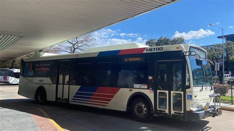 Riding Houston Metro Route To Bellaire Transit Center Youtube