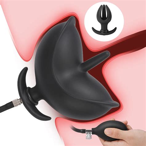 Plug Anal Gonfl Avec Bourgeon De Fleur Pour Hommes Pompe S Par E Gros