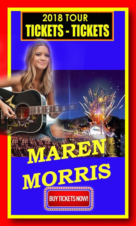 Maren Morris The Easiest Way To Buy Concert Tickets Seller