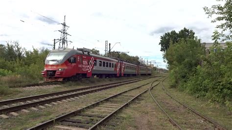 Электропоезд ЭП3Д-0036/0037/0038 сообщением Починки - Варя отправляется ...