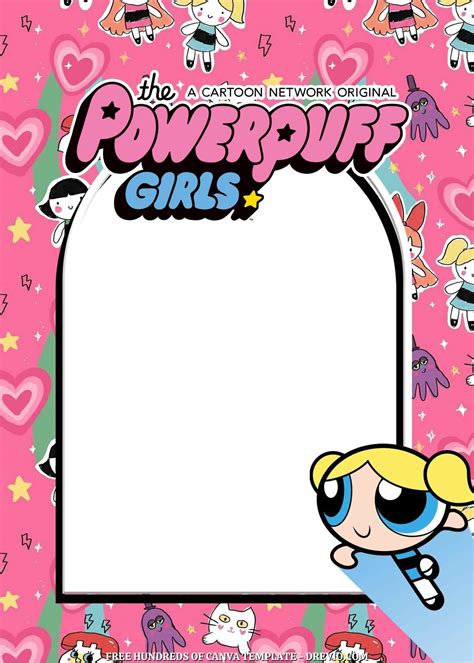 14 The Powerpuff Girls Canva Birthday Invitation Templates Artofit